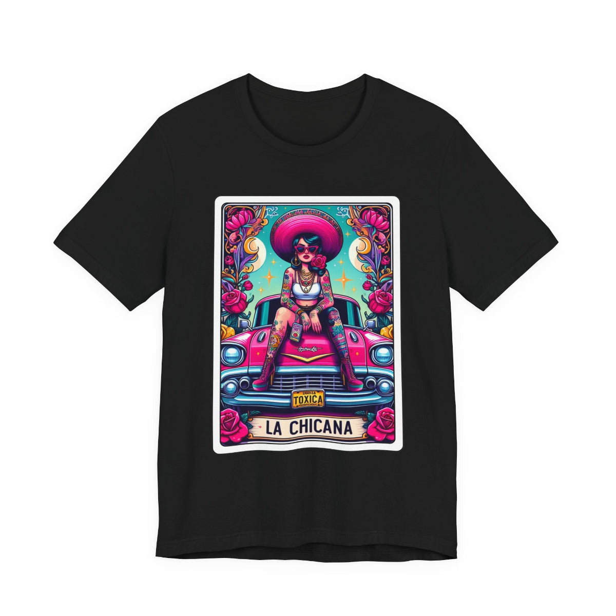 La Chicana Vintage Lowrider Tee | Chicana Culture Graphic T-Shirt