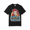 Chicana humor tee with retro cat illustration - gift for Latina cat lover