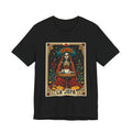 La Jefa sugar skull Day of the Dead graphic t-shirt in black - Latina boss tee