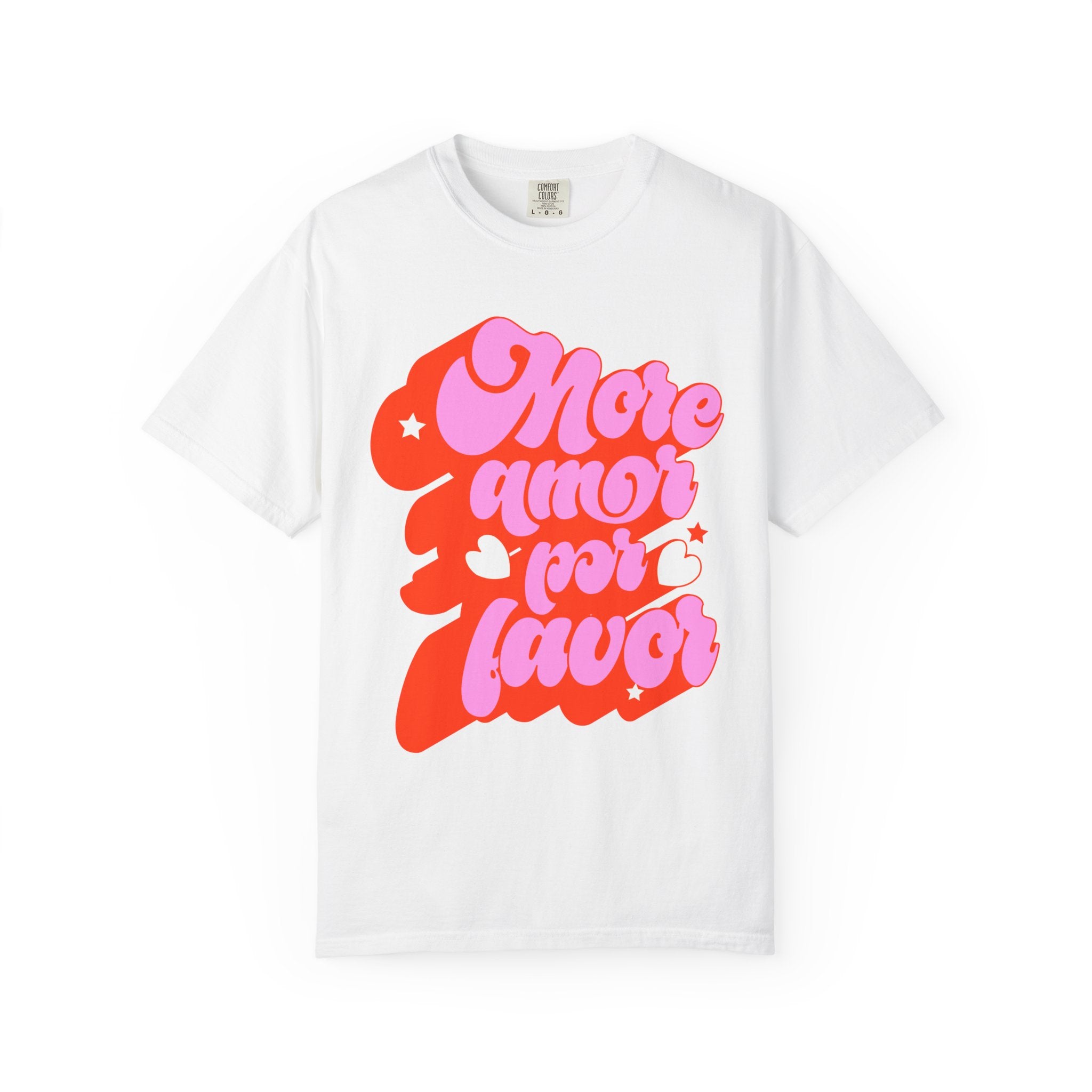 More Amor Por Favor unisex t-shirt - vintage style Latina gift tee