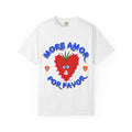 More Amor Por Favor garment dyed tee in blossom - retro amor Latina streetwear shirt