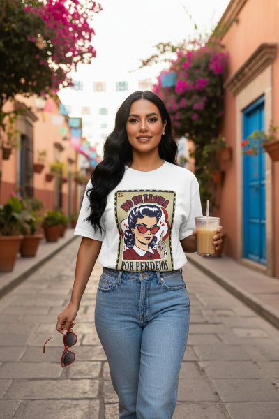 No Se Llora Por Pendejos lifestyle 1 - retro pinup Latina humor Comfort Colors gift tee